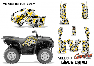 Girls-Camo Yellow